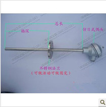 WRN-430 WZP Fixed Flange Assembled Thermocouple Thermal Resistance Temperature Sensor Temperature Probe