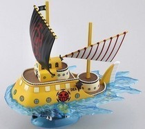 One piece assembled ship model Jiajun One piece great ship Luos submarine spot