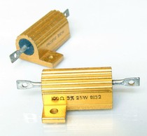 Imported Mexico 100R 25W PACIFIC 100 Ohm aluminum shell wire wound resistor 100Ω