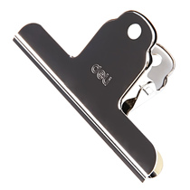Deli Powerful 9532 Ticket Clip Bill Clip Mountain Clip Steel Clip Medium Financial Ticket Clip 3 Packs