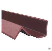 Plastic wood side strip L right angle 7 character outdoor anticorrosive wood edging edge edge closing strip Yang corner kicking line