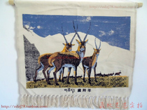 Tibetan Tapestry Tibetan Memorial Potala Palace Tapestry Linen hand-made Tapestry Printed Tapestry