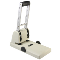 Deli 0130 Heavy Duty Punching Machine Double Hole Puncher Stationery Voucher Binding Machine 100 Sheets of 80g Office Supplies