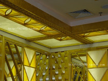 Pervious to light stone Pervious to light board TV background wall Hotel KTV ceiling decorative board Stripe board Running water jade