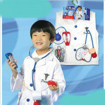 Christmas cosplay masquerade ball program performance clothes Childrens doctor Childrens doctor clothing