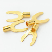 Japanese ancient river FURUTECH GS-100Y Fever sound box Y plugging SPADES plug pressure welding dual-use