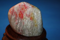 (National Stone Queen) Old Natural Changchang Blood Stone Seal Material Natural Blood Stone Wenplay high-end products