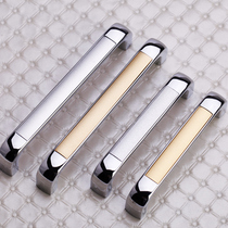 Gold silver long strip round zinc alloy pastoral European style modern minimalist cabinet wardrobe door handle kitchen door handle