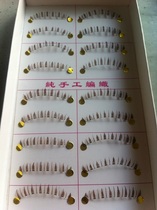Factory direct sale Taiwan pure handmade false eyelashes 229# transparent stalk