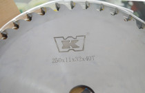 End milling cutter 250*11*32*40T high-end custom Wake aluminum-plastic doors and windows equipment accessories factory direct supply