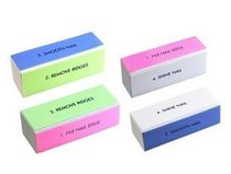 Beauty A tool suit on four sides nail polished block medecor polished cotton tofu block reptile tool