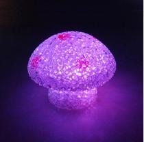 Factory direct selling colourful crystal mushroom light colorful rice grain large mushroom lamp crystal lamp