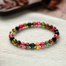 (dreamland)Vitreous tourmaline bracelet female natural crystal Kaiyun Wangfu