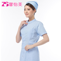 Xinyimei nurse suit nurse suit summer short-sleeved doctor suit Summer blue white beauty medicine shop suit