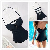 Noble Red Slim Slim Body Cover Belly Size Chest Belt Steel Holder Gather High-End One-Piece Swimsuit Womens Clothing