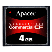 Apacer Yujun CF card 4G military grade wide temperature industrial CNC machine tool memory card high temperature resistance difference CF5