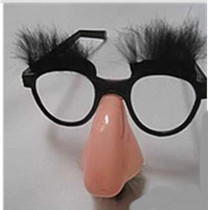 Halloween April Fools Day whole person toy new funny funny glasses eyebrows beard glasses