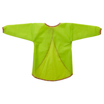 Long-sleeved childrens painting gown protective clothing Green 60cm Mora