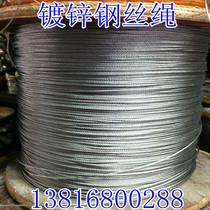High strength galvanized steel wire rope galvanized steel wire rope 2 0mm 2 5mm-3 0mm 4 0mm