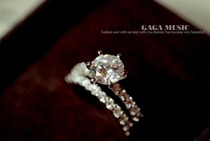 European and American elegance ultra delicate and elegant princess crown emulation wedding engagement ring drill ring female