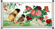 New big painting cross stitch kit living room big rich big big Rooster one family 2