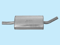 Times superman four-section all stainless steel car muffler) muffler) exhaust pipe