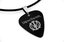 PICKLACE-Titanium Steel Guitar Plsheet Necklace Dream Theatre Dream Theater (black)