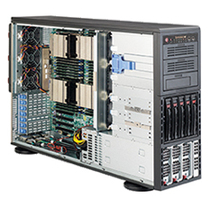 Supermicro 4-Way Tower server chassis SC748TQ-R1K43B E5-4600 V2 four-way tower platform