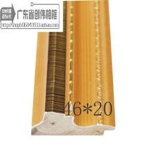 321-2 bright gold (120 m) wood line solid wood line photo frame line frame strip cardboard photo frame