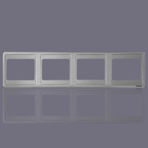 Siemens switch socket panel long-term color silver wall switch quadruple frame middle frame conjoined frame