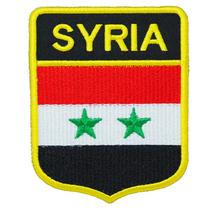 Personality Creative Embroidery Badge Syrian Flag Magic Sticker Morale Badge Design Order Making All Kinds Of Badges