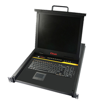 Qinan KinAn LC2708I LC2732I 17 inch CAT5 digital IP remote KVM switch