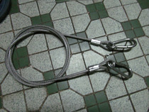 304 stainless steel coated plastic coated steel wire rope diameter 4MM clothesline hanging audio sandbag insurance rope Anti-theft rope