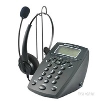 Professional customers take telephone phone calls E headset phone center dedicated telephone down earwheat battery