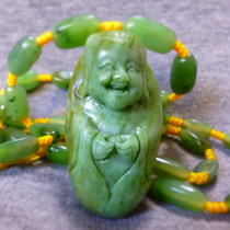 Boutique collection of jade and Jade Dushan Jade and Meimei Zhaojia Jade seed necklace