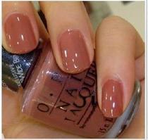 American original OPI nail polish C89 chocolate mousse paint light white official anti-counterfeiting version