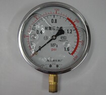 Shanghai Tianhu Seismic Pressure Gauge YN-150 0-6 1 1 6mpa Earthquake Resistance Oil Pressure Table Hydraulic Table Full Specifications