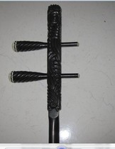 Ebony water pattern head erhu rod Yuehu rod high hu rod Send piano shaft Musical instrument accessories