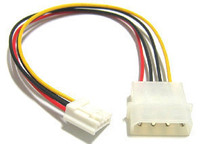 IDE power supply to floppy drive power cord large 4P to small 4P power cord D port to floppy drive power supply