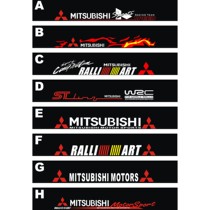 Mitsubishi front stopper reflective gear wind car sticker wing Shen Jinxuan modified special windshield sticker Lingyue modification