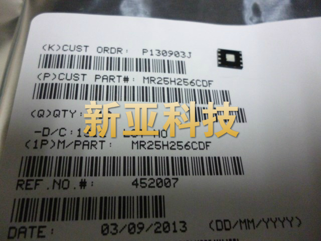 Magnetoresistive RAM MR25H256CDF EVERSPIN Imported original package: 8-DFN-EP (5x6)