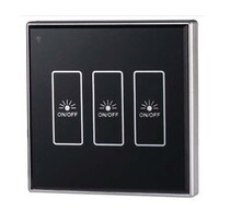 Wireless touch switch Wireless touch remote control switch 86 type zero firewire 3-way learning smart switch