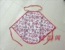 Ethnic style original cotton white background Red Butterfly Lady hanging neck sexy belly pocket summer belly