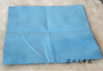 Supply 17 5*17 5cm special effects deerskin velvet silver cloth custom wholesale does not lose hair microfiber
