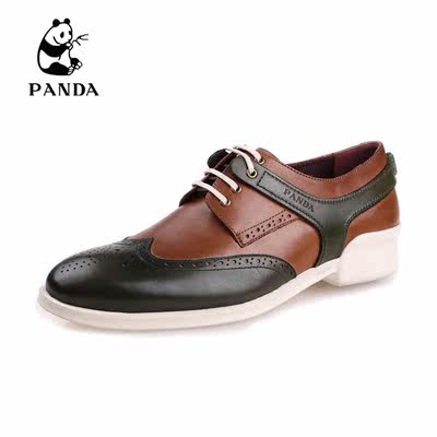 panda熊猫 国货精品 高端男鞋 送礼 商务休闲鞋 布洛克 超轻鞋_7折