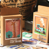 Joy Life Small Card Message Card Record Card Blessing Card Postcard 40 Zhang In