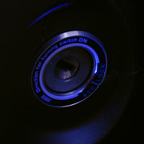 Dedicated to Honda Fit Feng Accord Odyssey LED with light keyhole ignition ring decoration modified car stickers