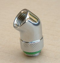 45 degrees 2 minutes inner wire elbow can be rotated 360 degrees P N: CON-BEN-45D-2