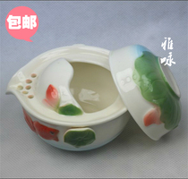 Enamel porcelain goldfish quick Cup boutique set tea set wedding office travel lover gift pot one Cup