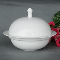 Southern sharks fin cup hotel bone china tableware pure white bone china western tableware high-grade bone china transparent pottery